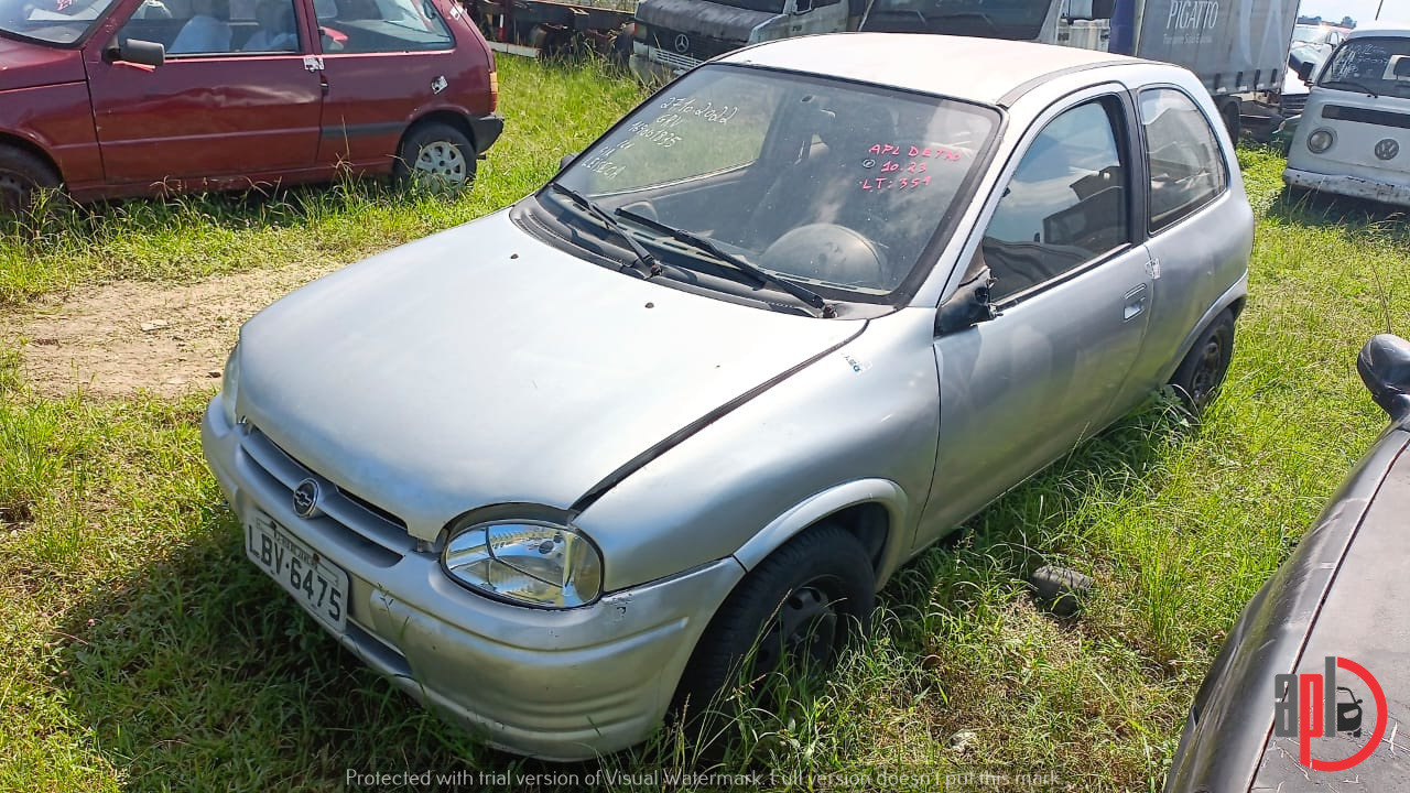 Leilão Online - GM/ CORSA WIND; 1997/1997; VERMELHA; GASOL - TURBO SU