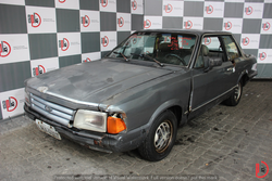 Leilão Online - VW/GOL, 1989/1989, ALCOOL, VERMELHA