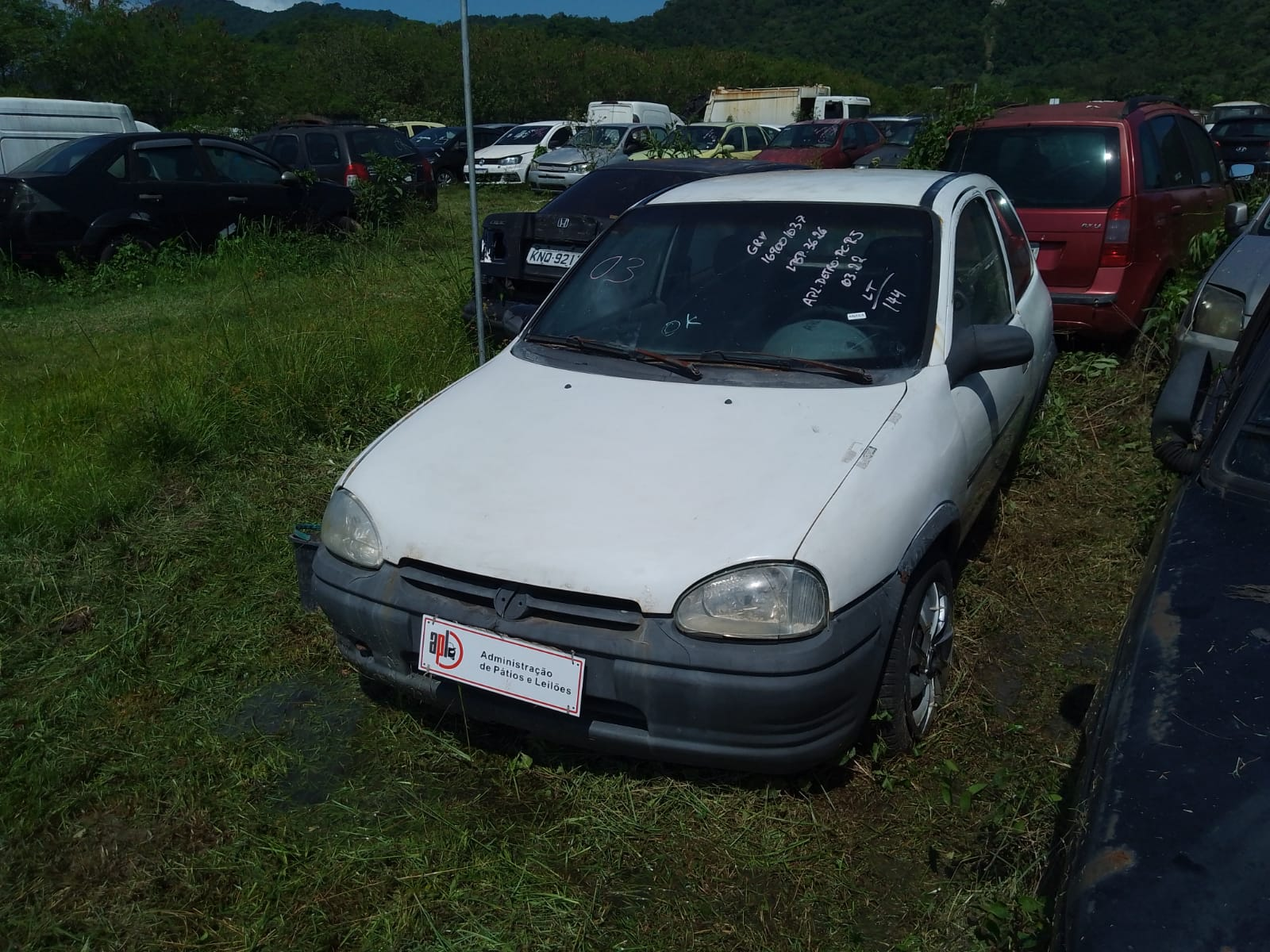 Leilão Online - GM/ CORSA WIND; 1997/1997; VERMELHA; GASOL - TURBO SU